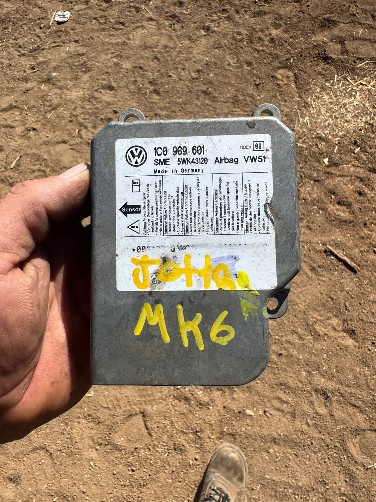 Módulo de bolsas de aire mk6 2013