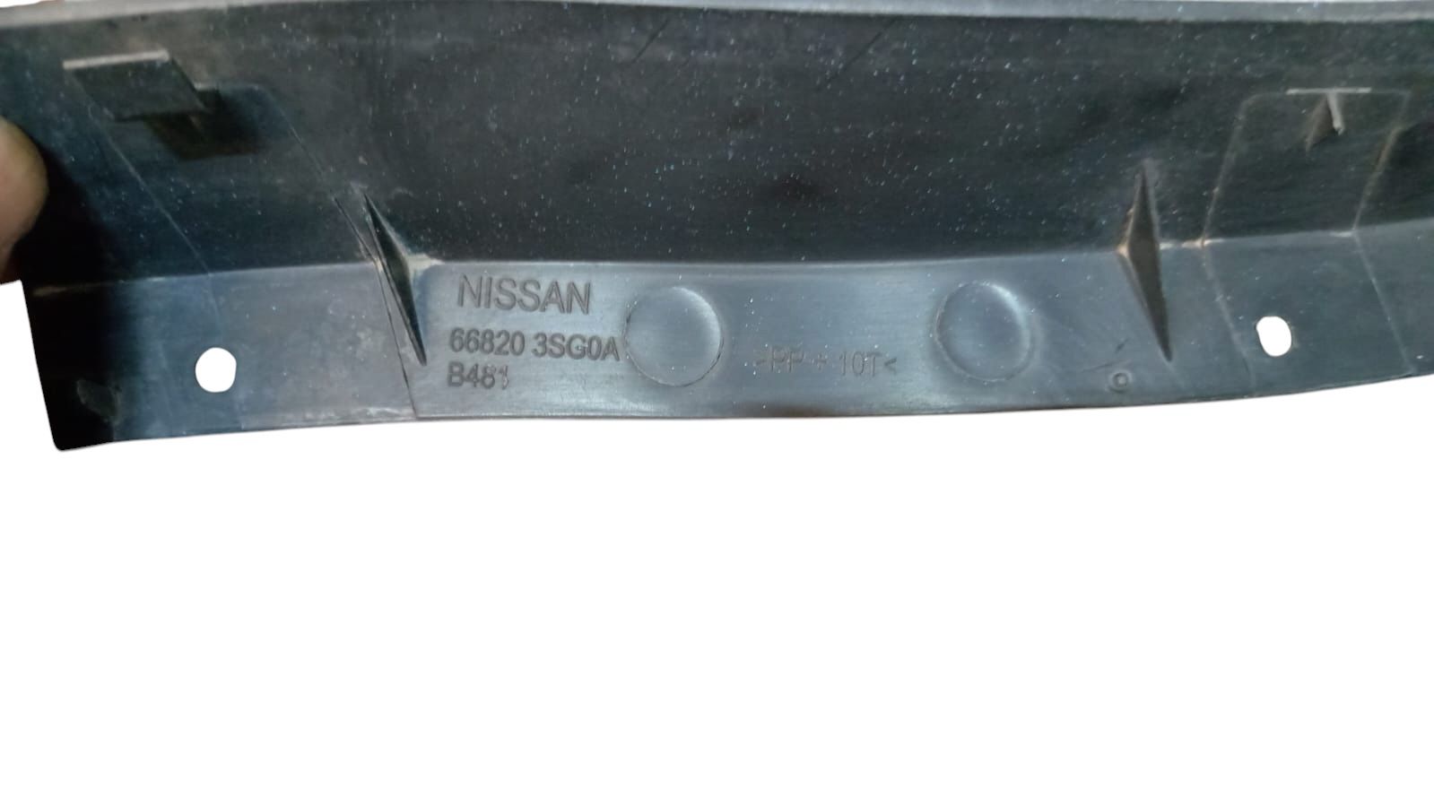 Moldura pared de fugo izquierda sentra 2013 2019 - Imagen 4